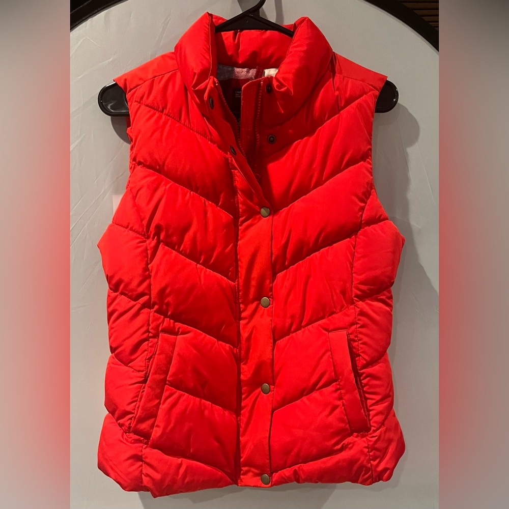 GAP Red Puffer Vest